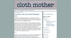 Desktop Screenshot of clothmother.com